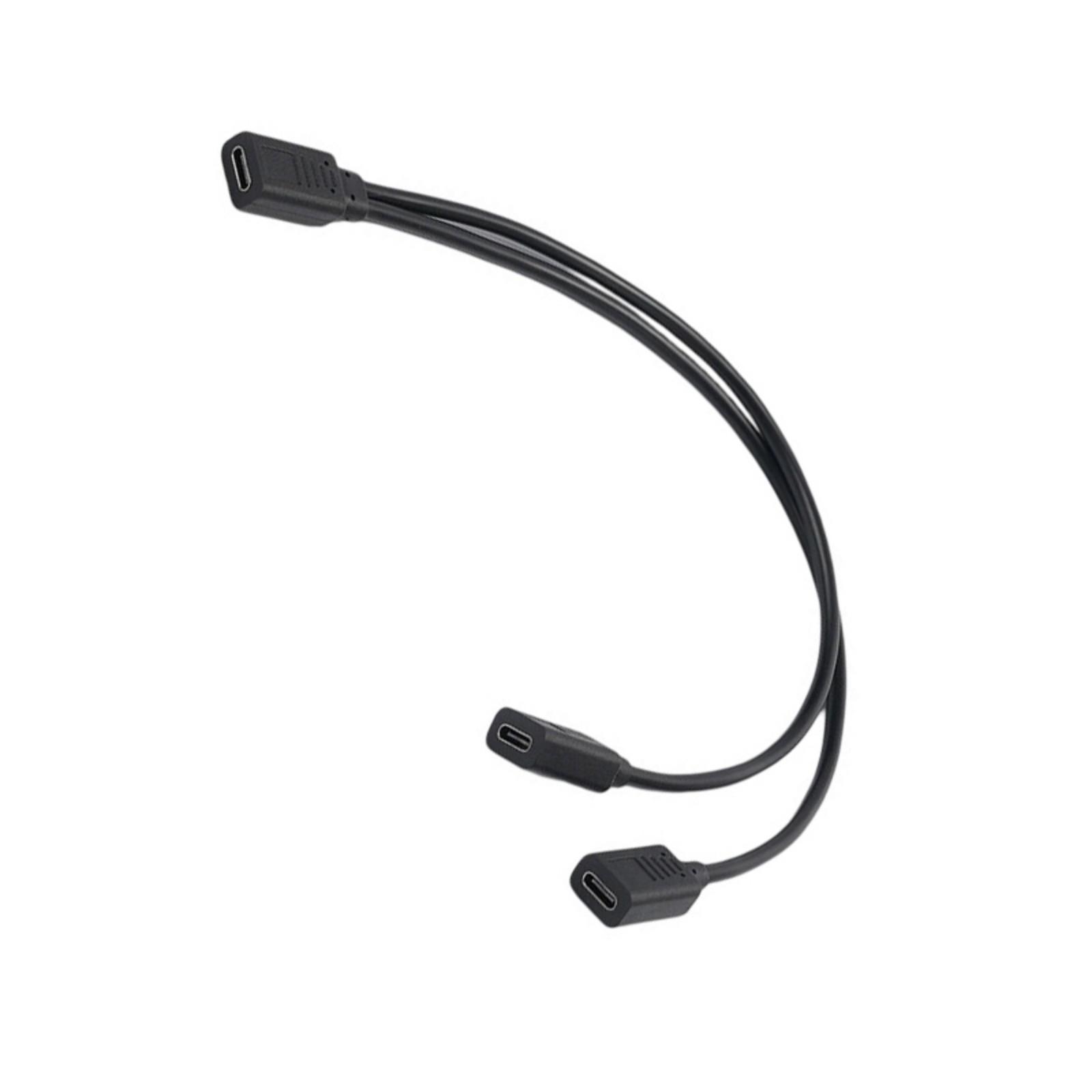 

Разветвитель USB C Двойной адаптер для зарядки USB C гнездо USB гнездо к гнезду Двухпортовый хаб USB C Адаптер для разделения питания