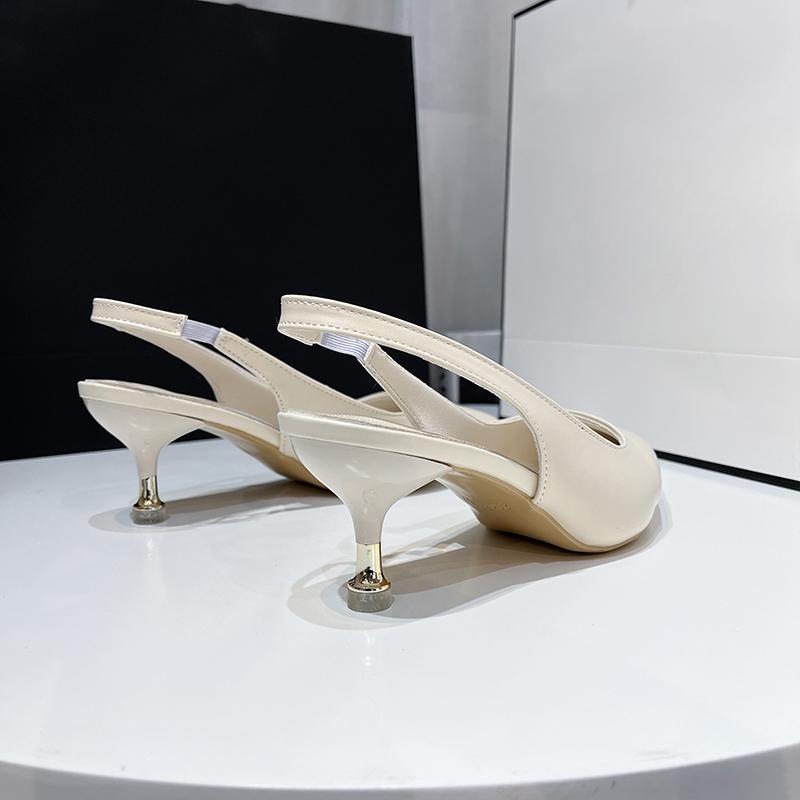 

Туфли на каблуке, женская обувь, женские туфли-лодочки, однотонные кожаные туфли с острым носком, туфли на высоком каблуке, летние женские шлепанцы 35