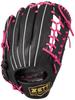 ZETT Soft Baseball Glove (Glove) Fine Play All-round Black X Pink for Right-handed Throwing BRGB35370Z