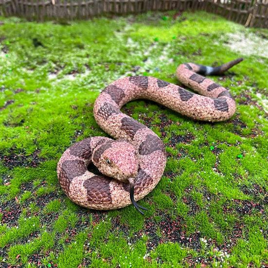 Jucărie de șarpe fals realistă Model de șarpe TPR moale Ține păsările departe Sperie veverițe Șarpe simulat Recuzită dificilă Copii adulți petrecere de Halloween Gag cadou