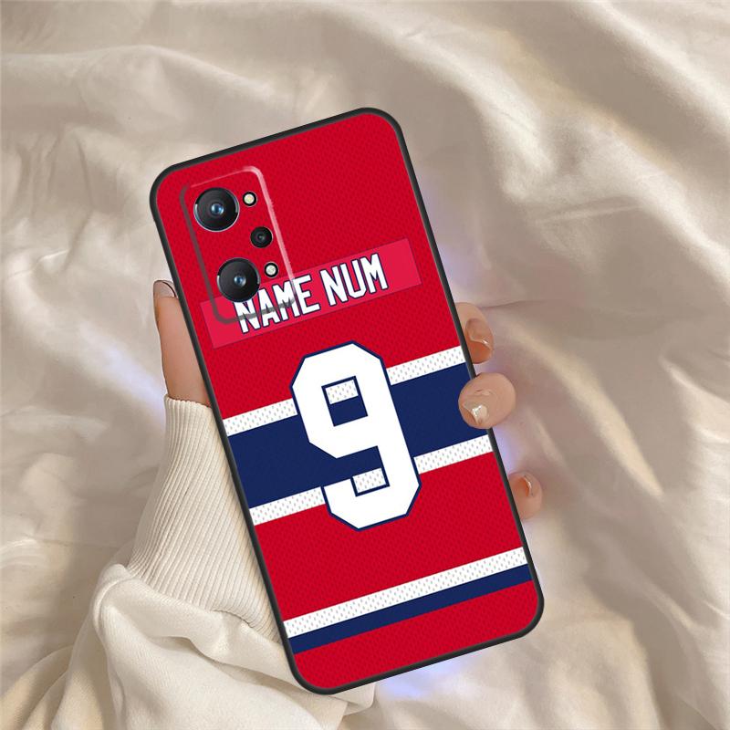 Ice Hockey Personalised Case For Realme C75 C67 C63 C55 C51 C61 C53 C35 C65 C71 11 12 13 14 Pro Plus GT6 GT7 15 Pro