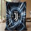 Juventus FC Theme Blanket Soft Flannel Blanket Plush Throw Blanket Cozy Sofa Bed Blanket for Home Decor
