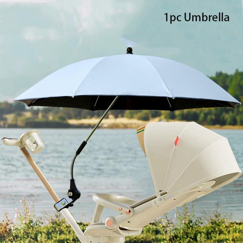 

Adjustable Baby Stroller Mount Stand Umbrella Holder Sun Protection Rainproof Folding Baby Stroller Accessory,1PC