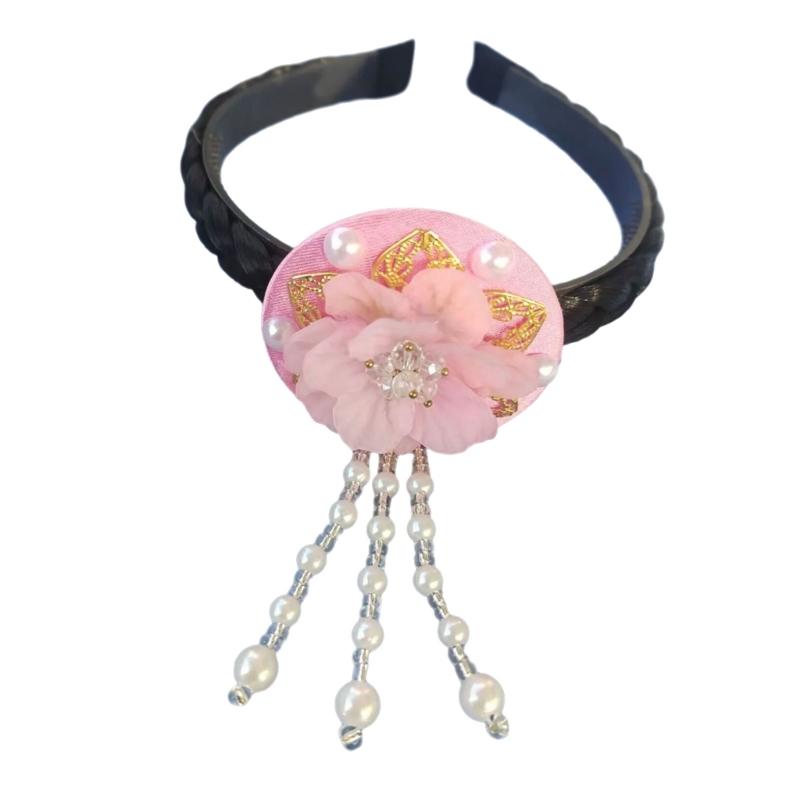 Fashionable Vibranting Korean Styles Shell Flower Hairband Portable Hair Decoration for Festivals and School Event