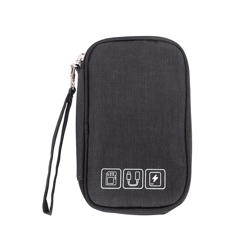 Portable Electronics Organizer: Compact Storage Bag for Cables, Chargers, and Power Banks - Ideal for Travel and Business Trips