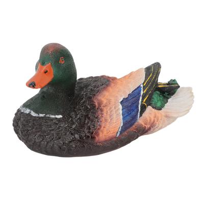 Simulare Apă Rață Plutitoare Sculptură Ornament Rășină Sintetică Artă Fântână Decor Iaz