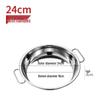 Lijia Kitchen Thickened Stainless Steel Steaming Plate