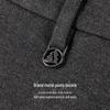 FIRS Men's Autumn/Winter Wool Blend Business Casual Stretch Trousers