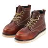 Steel Toe Work Boots UK Size 8.5 Waterproof Moc Toe for Men Slip-Resistant