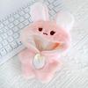 Embroidered Plush Animal Kigurumi for 10cm Plush Toys, Pink Rabbit, g.triger, Nuikatsu [Product]