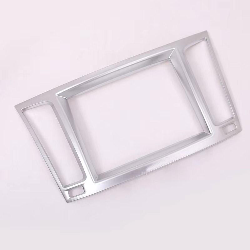 

For Maserati Levante 2016 2017 2018 2019 Car Center Console Navigation Decorative Frame Cover Air Conditioning Vent Decorative срібний