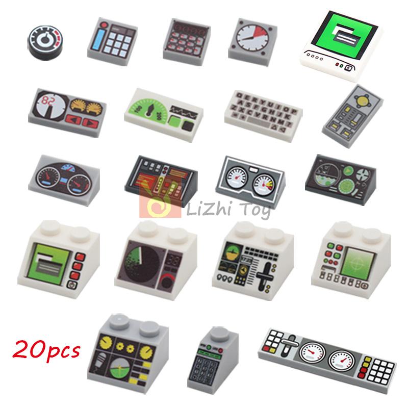 

MOC Городские уличные фигурки Вид Печать Еда Десерт Традиционная китайская кухня Строительные блоки Монитор Глаза Кирпичики Напечатанные игрушки