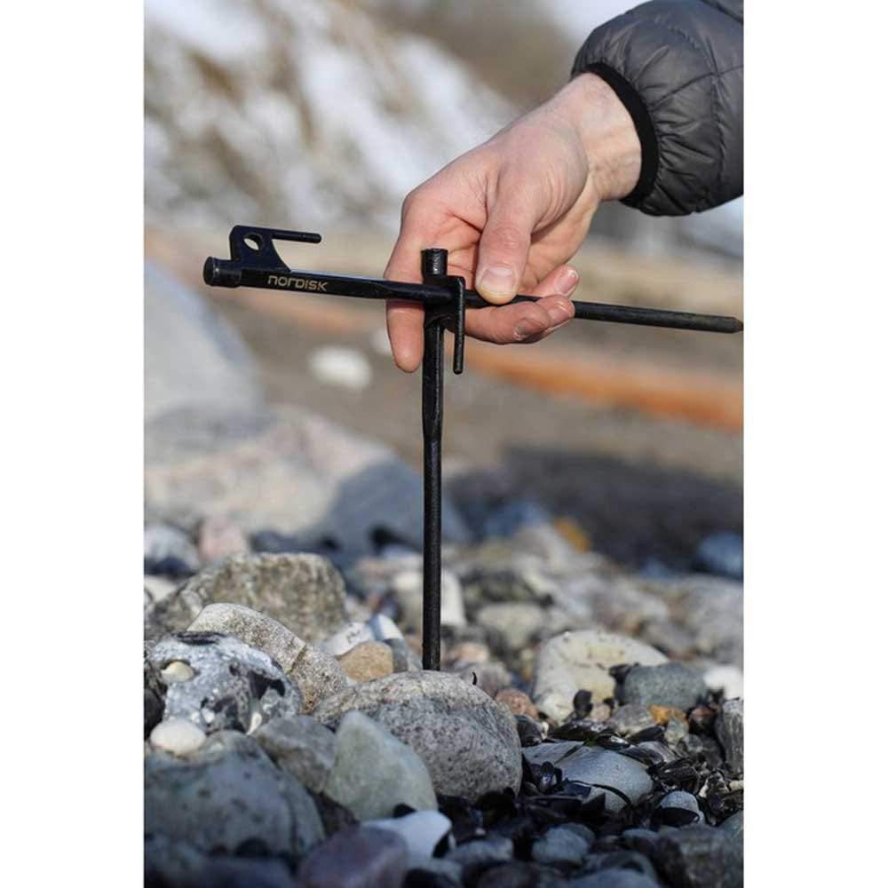 NORDISK Outdoor Camping Steel Set of 4 30cm Japanese 119040 Pegs, (Steel Nail), [Official Product]