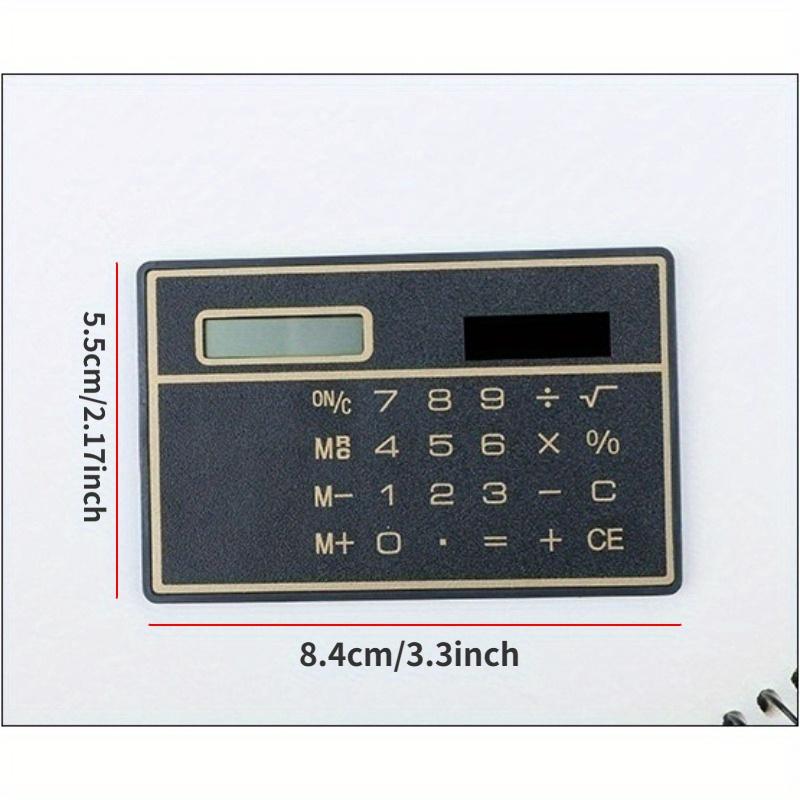 Portable Scientific Calculator Bank Card Handheld Calculator Mini Wallet Calculators