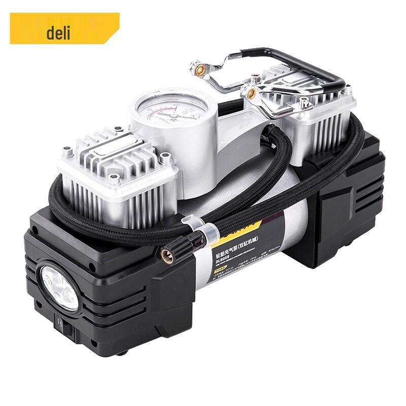 Deli Portable Car Air Inflator CN plug (adapter included)