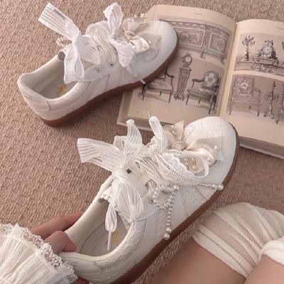 Square-Toe Bow Fairy-Style Slip-Ons - Best-Selling Versatile Casual Shoes for Beach & Daily