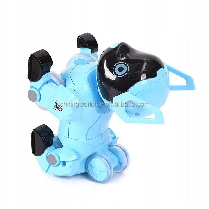 Interaktywny Robot Pies Zdalnie Sterowany - Muzyka, Led, Prezent Dla Dzieci