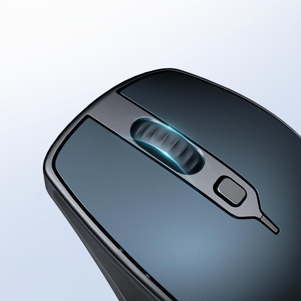 Ugreen MU101 Ergonomic Wireless Bluetooth Mouse - Blue, 2.4 GHz Connection