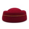 High-quality Women Lady Costume Accessories Party Hats Stewardess Hat Air Hostesses Hat Beret Hat