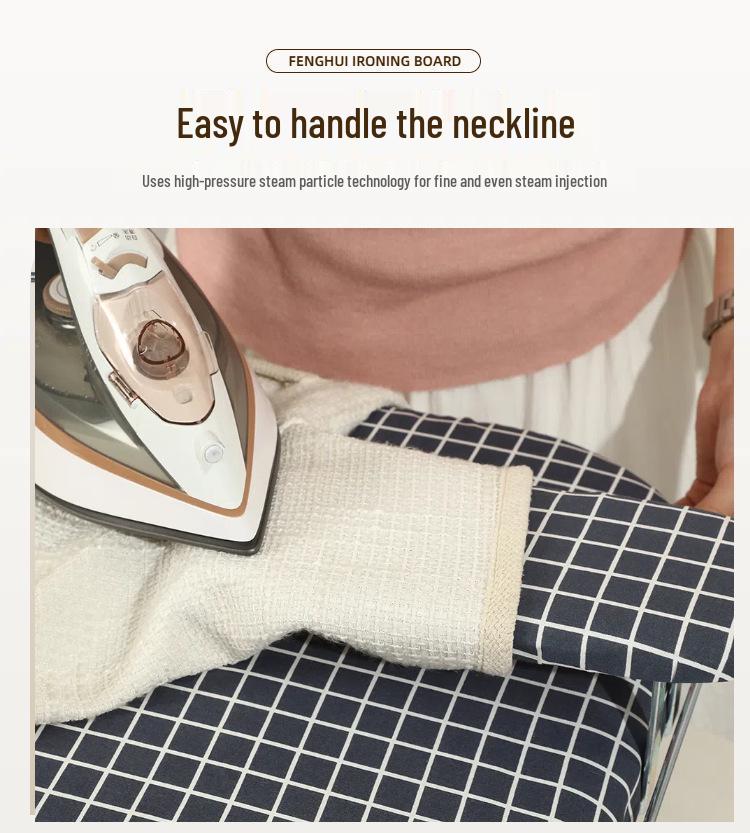 Compact Folding Ironing Board for Household Use