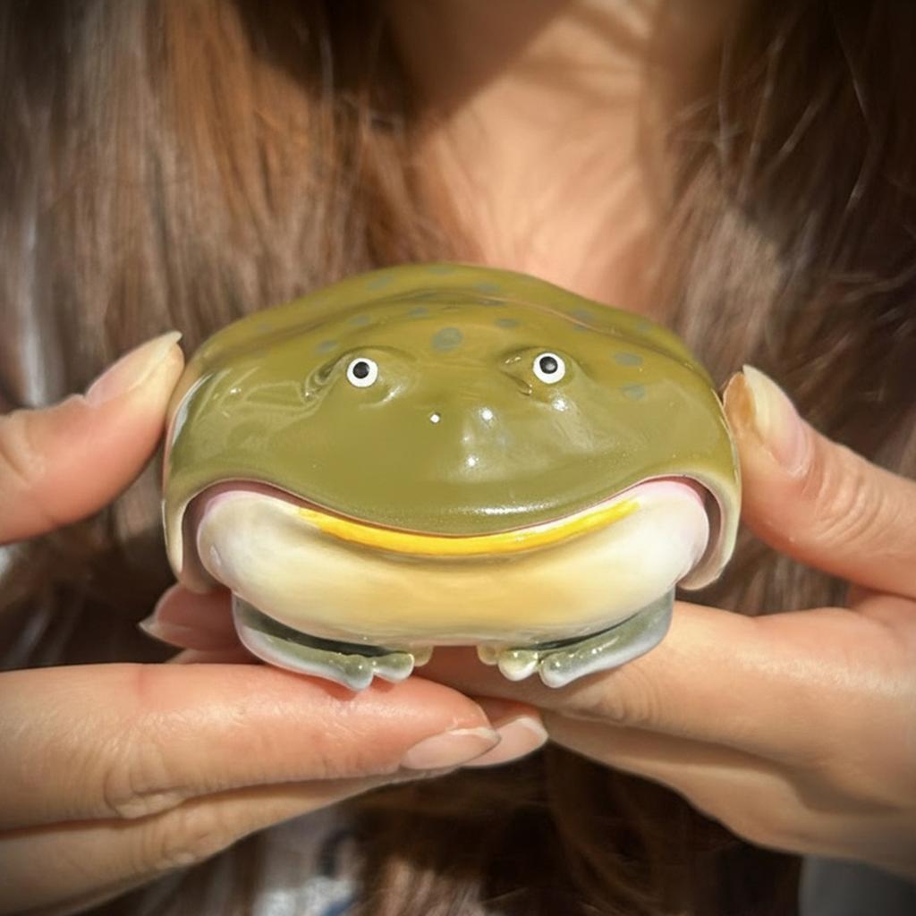 Ugly Frog Earphone Case for Airpod 4/pro 3/Pro 2nd Creative Handmade Cute Pink Bow Frog Earbud Protective Cover Gift for Friends