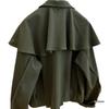 Designer Niche Women's Shawl Cape Coat - Spring/Autumn 2026 Fashionable Jacket-Style Top