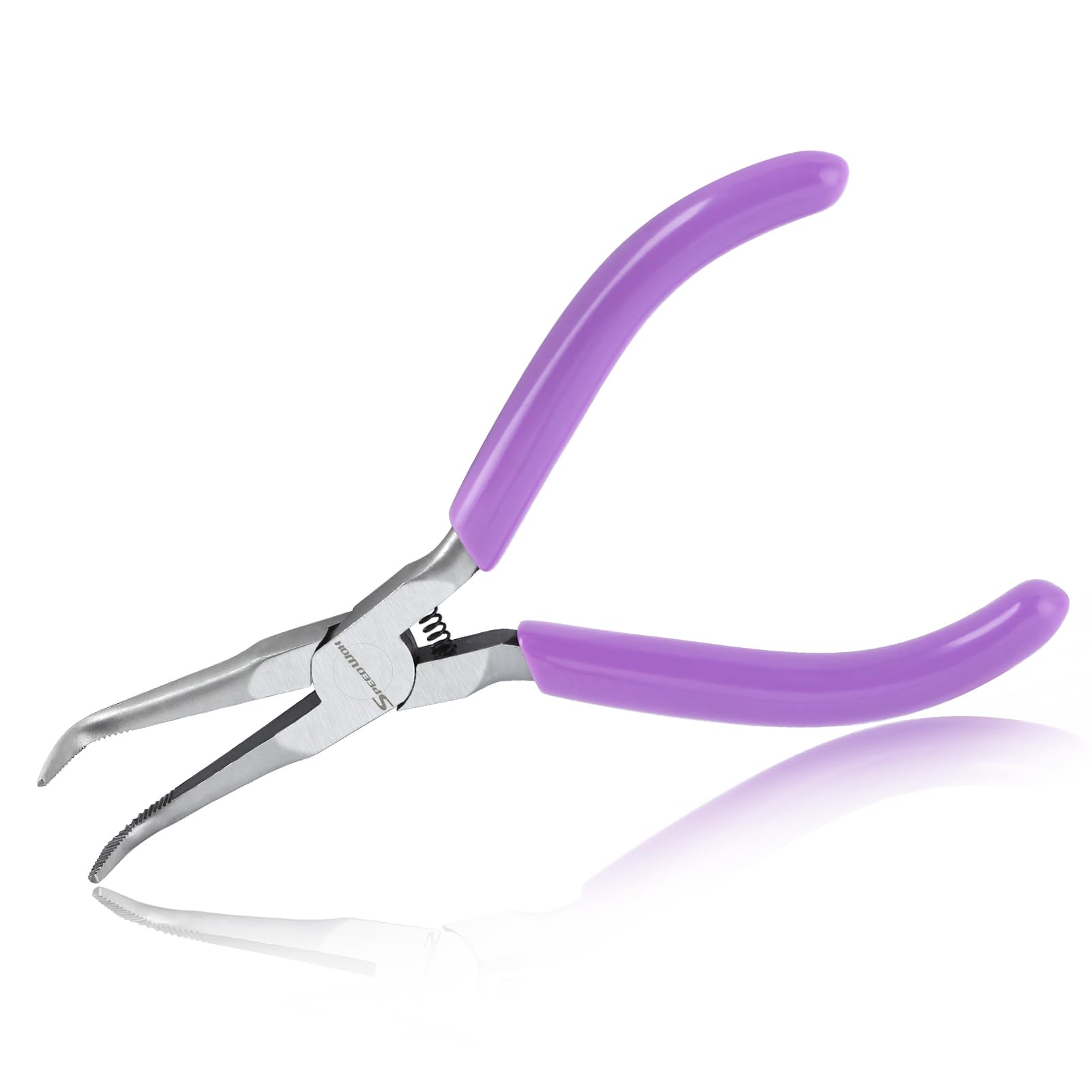 SPEEDWOX Lead Tapered Lead Bent Radio Micro Radio Thin Pliers with Bent Tips for Gripping and Design for Precision for Precision Hobby Professional фиолетовый