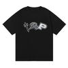 2025 New Summer Kid Clothes TAP Letter Print Cotton Loose Woman T-shirts American Street Trend Short Sleeved Children's Clothing
