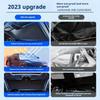Retractable UV Protection Car Sunshade - Foldable Windshield Umbrella 
