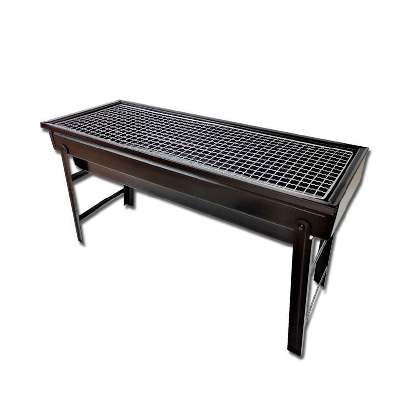 Kalınlaştırılmış Büyük Boy Barbekü Izgarası Dış Mekan Barbekü Taşınabilir Kömürlü Izgara Katlanabilir Barbekü Pişirme Araçları
