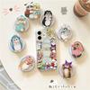 INS Korea Cute Character Cat Pop-socket Phone Griptok Holder For IPhone 17 Pro Max Samsung S26 Magnetic Foldable Stand Bracket