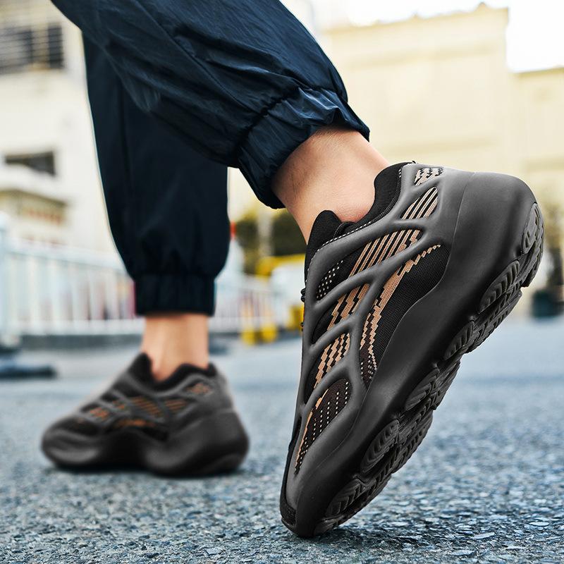 Coconut shoes spring, new casual dad shoes v special-shaped luminous casual sports shoes