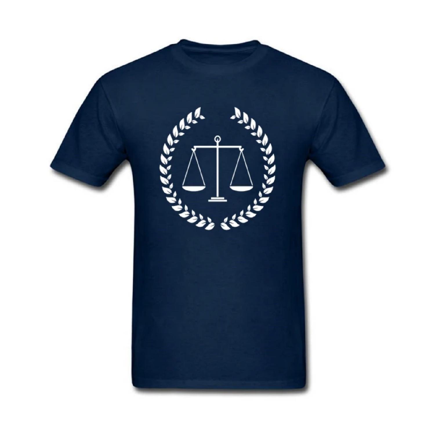 Funny Men t shirt Women novelty tshirt Law Student Lawyer Justice Scale Gift - Men Women cool T-Shirt S чёрный