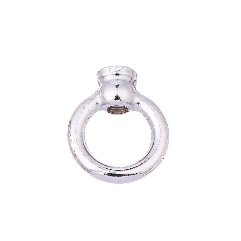 1Pc M10 Fine Tooth Chandelier Iron Pendant Ring  Lamp Closed Hook Chain Load-Bearing Iron Ring For Ceiling Light Hanging