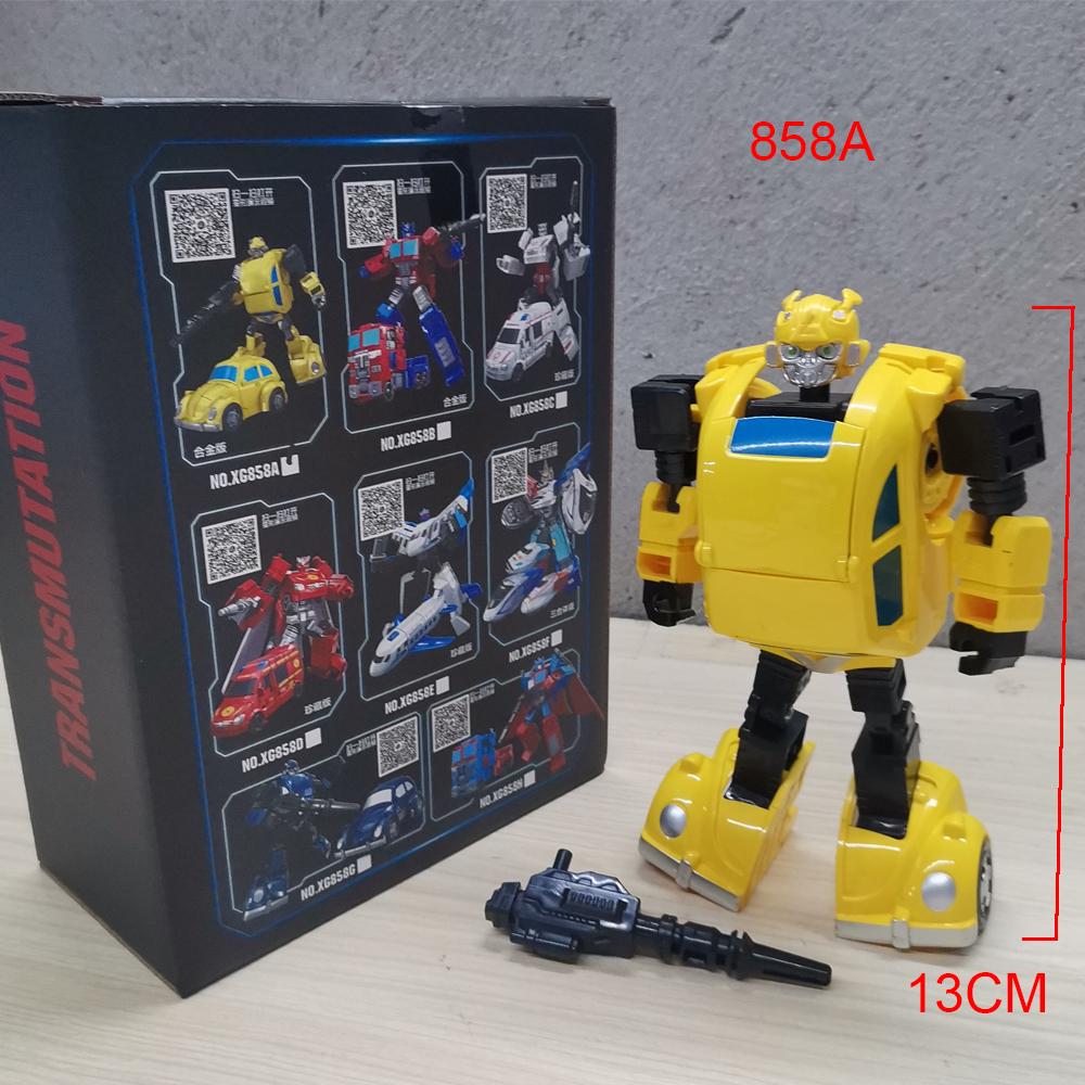 Transformation Toys Yellow Bee Hornet Warrior Movie Action Alloy Figure Robot Beetle Deformation Model Gifts BAIWEI TW1025 SS49 Kid Friendly