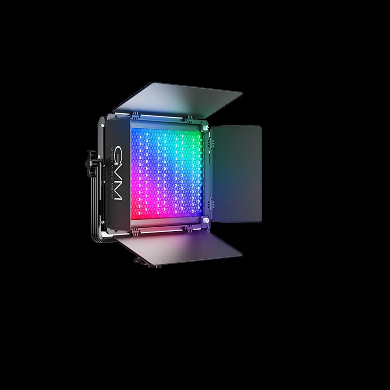 GVM RGB Full Color LED Video Light for Photography and Live Streaming