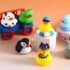 36/72 Pcs Rubber Ducks, Random Assortment Jeep Ducks Bulk, Ini Rubber Duckies For Toys, Pool Toys Birthday Giftsparty Favors