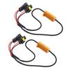 2PCS Load Resistor Adapter 50W 6 Ohm  H11 880 881 LED Metal for Turn Signals   Fog Light