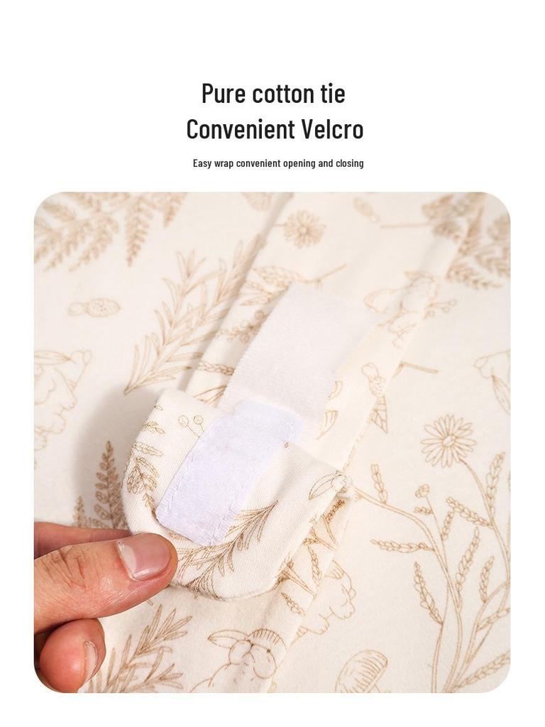 Thick Pure Cotton Newborn Swaddling Blanket for Delivery Room or Outings In Spring, Autumn, Winter