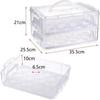 2 Tier Cupcake Storage Box Transparent Cupcake Containers Cupcake  Holder Cupcake Carrier  Party