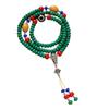 Handmade Turquoise Gemstones Prayer Beads Necklace With 8mm Round Beads Unisex Stone Wristband Cultural Spiritual Gift