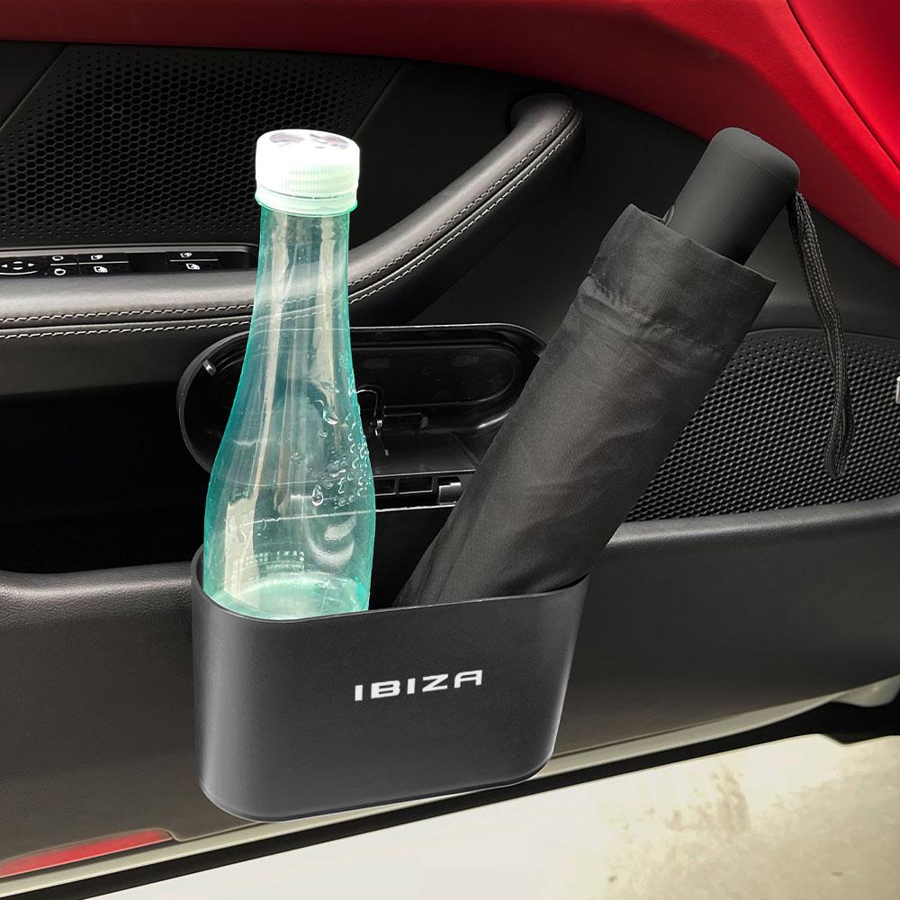 YJTX6 Car Garbage Storage Box Auto Accessories For Seat Leon Ibiza Ateca Arona Cordoba Toledo Altea Alhambra Arosa Exeo Mii Tarraco