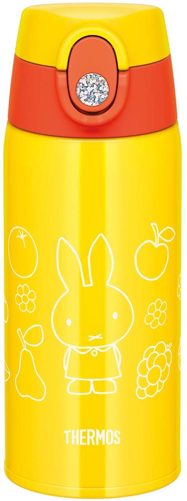 Thermos Vacuum Insulated Bottle Miffy Yellow Y 2-Way 0.6L/0.64L FJO-600WFB