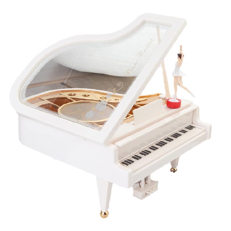 Retro Classic Dancer Ballerina Piano Clockwork Hand Crank Xmas Valentine Gift