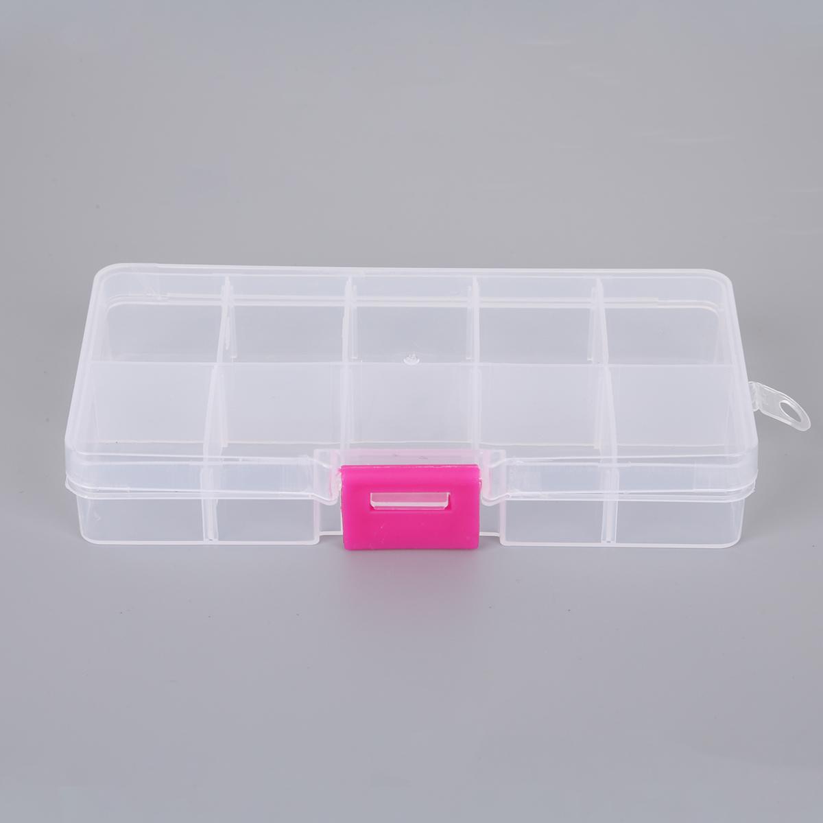 Пластиковая шкатулка для драгоценностей с регулируемыми отделениями, футляр для хранения ювелирных изделий, органайзер для ювелирных изделий, бусины, серьги, кольца, подарочные коробки, маленькая картонная упаковка
