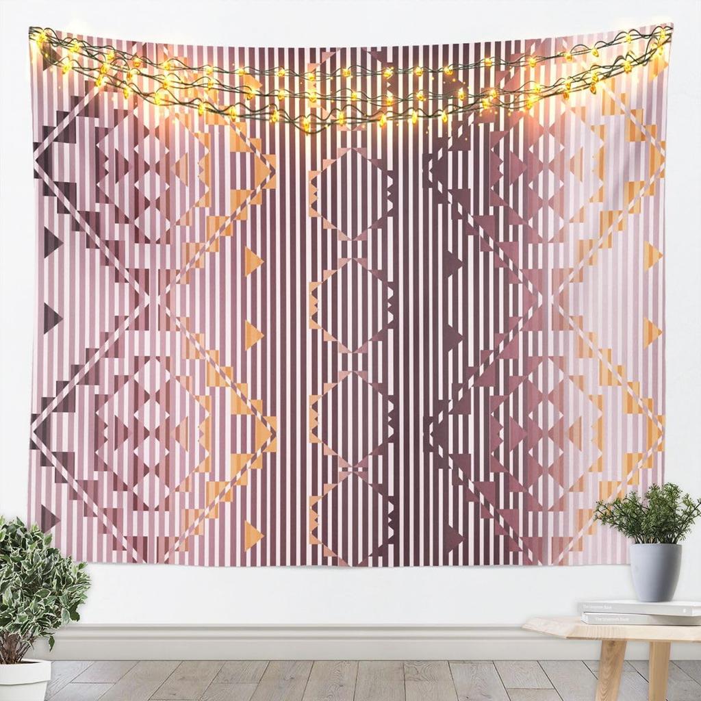 Southwestern Aztec Tapestry Kids Retro Bohemian Western Wall Art For Bedroom Living Rooms, Boho Tribal Wall Hanging Blanket