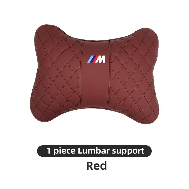 BWQ1 Car Sticker Hot 2026 For BMW Car Logo Headrest Neck Cushion Lumbar Support Memory Foam Pillow For BMW M X1 X3 X5 X6 X7 E30 E90 M