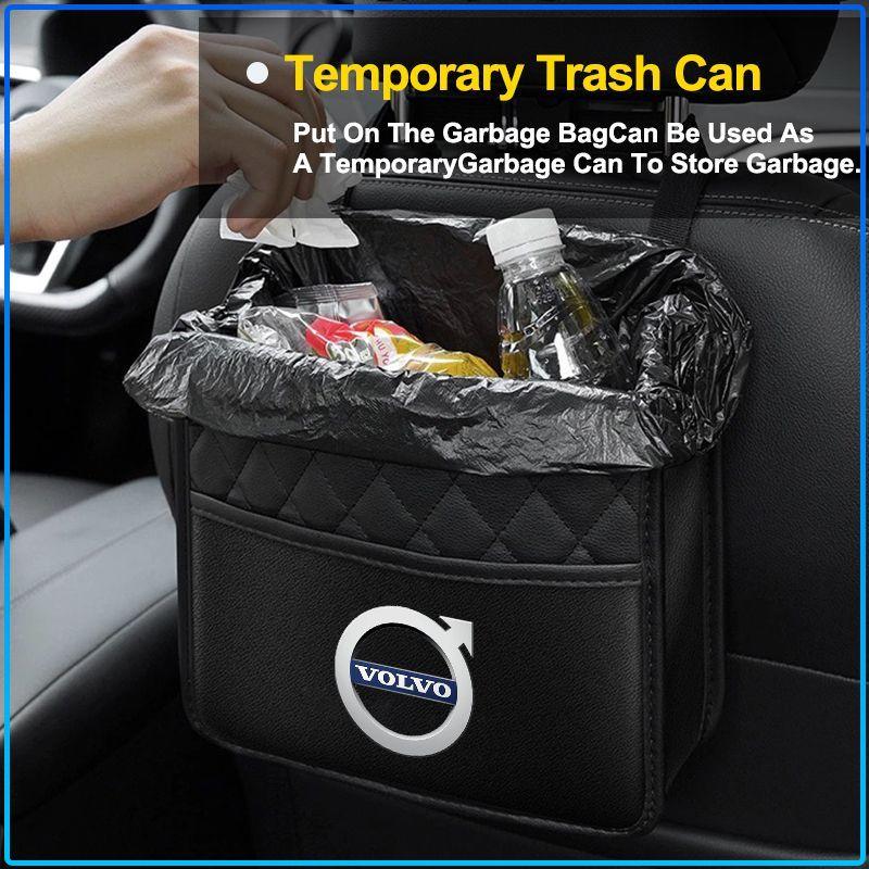 Car Seat Back tissue Box Auto Sunshade Armrest Box Paper Bag For Volvo XC90 XC60 XC70 XC40 V90 V60 V40 C70 C30 S80