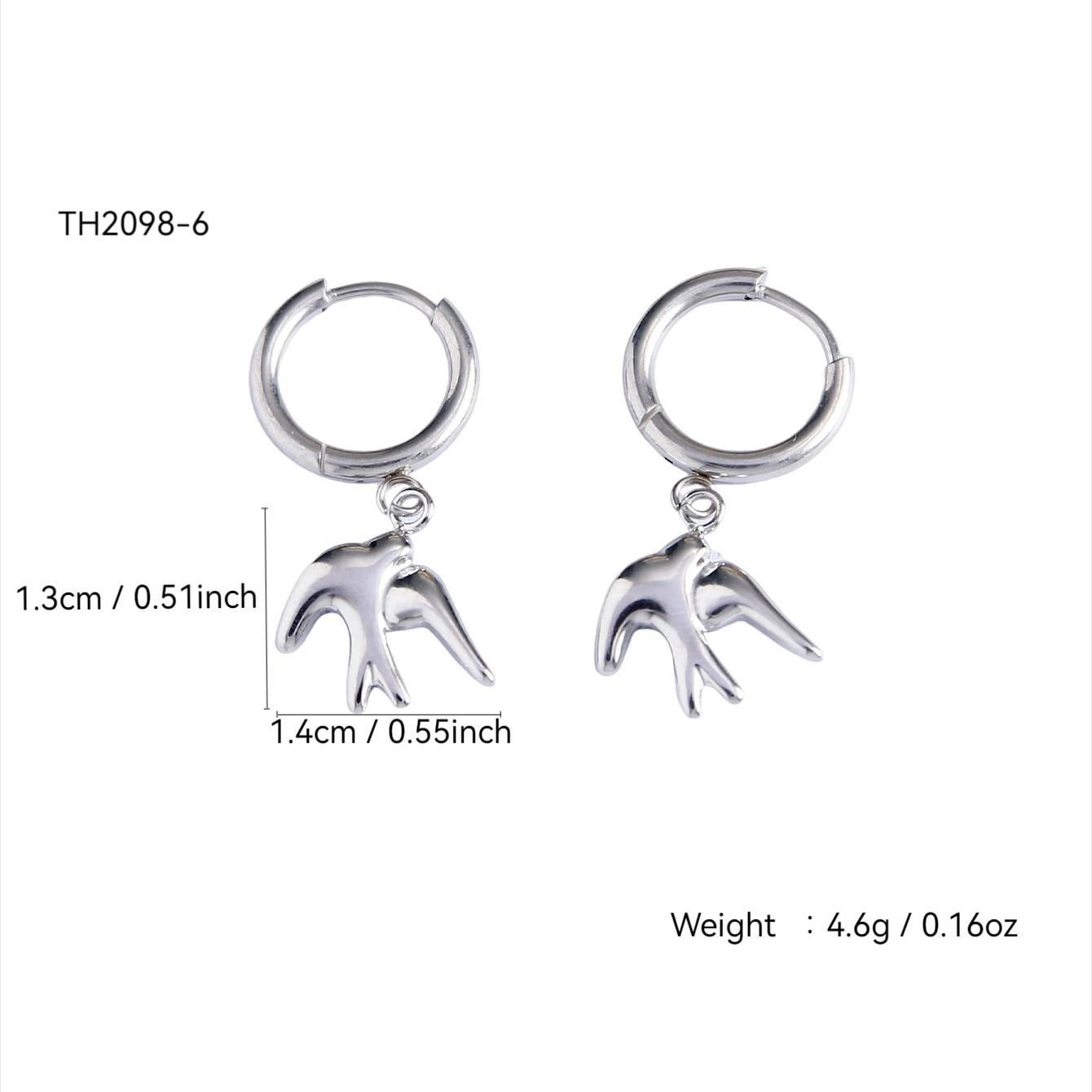 

Морской бриз, пляжный ветер, мода, простой шарм, элегантная личность, нержавеющая сталь, покрытие 18-каратным золотом, кулон в виде чайки, инкрустация цирконами, женский