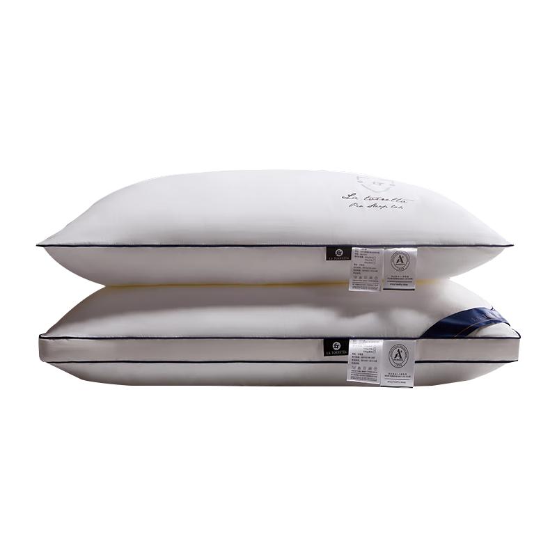 La Torretta Hotel Quality Antibacterial Cotton Pillow Pair Medium
